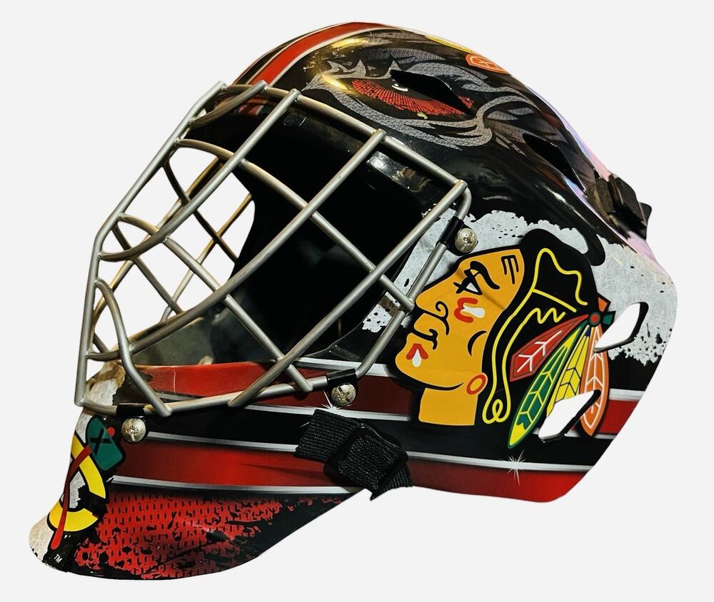 Chicago Blackhawks Unsigned Franklin Sports Full-Size Goalie Mask